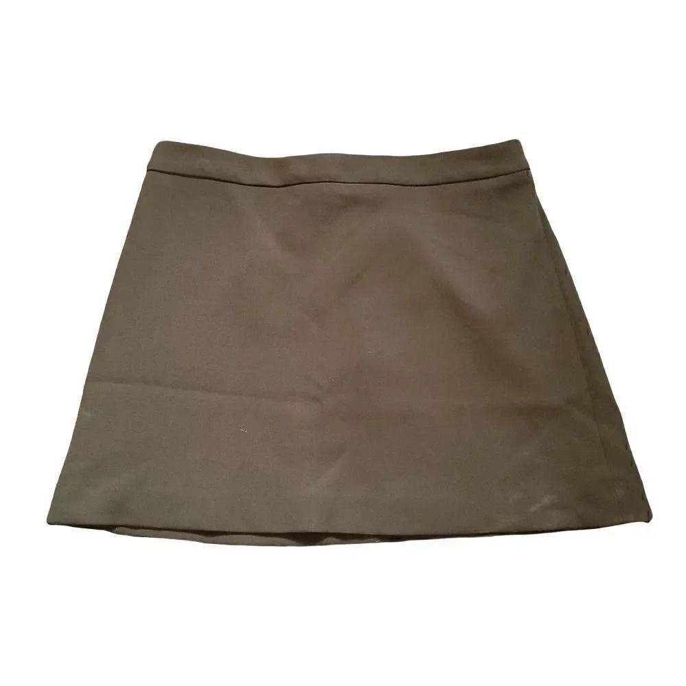 Express Ladies Size 14 Olive Green Mini Skirt